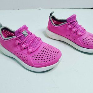 CROCS LiteRide Pacer Kids Pink Lifestyle Sneakers Shoes C12 206011